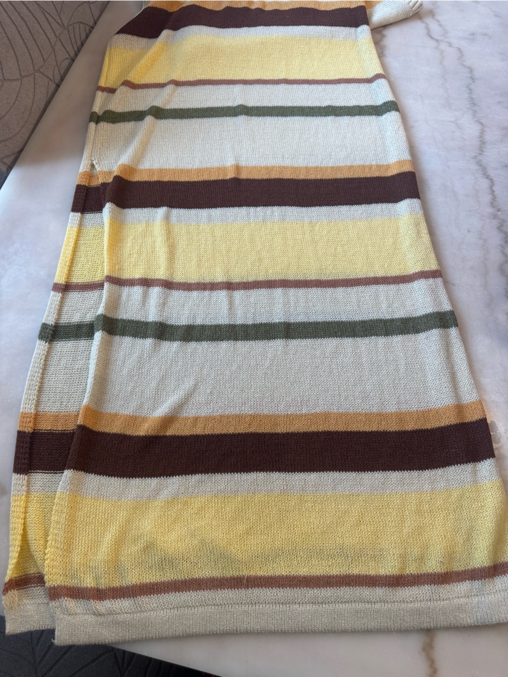 Billabong Striped Knit White Cap Sweater Maxi Dress - Picture 8 of 11